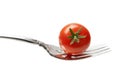 Fork with Cherry Tomato