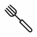Spoon icon vector Royalty Free Stock Photo