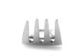 Fork kitchenware black and white Royalty Free Stock Photo