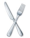 Fork and knife Royalty Free Stock Photo
