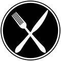 Fork and Knife Cross