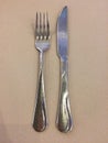 Fork and knife Royalty Free Stock Photo