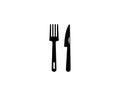 Fork and knife logo Template
