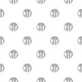 Fork, knife, plate and spoon seamless pattern isolated on white background Royalty Free Stock Photo