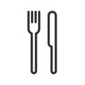 Fork and knife sign