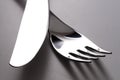 Fork and knife silverware