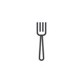 Fork outline icon