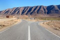Fork in the road. Morocco Royalty Free Stock Photo