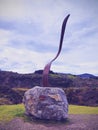 Fork Sculpture in La Arboleda near Bilbao