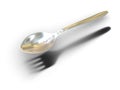 Fork and spoon