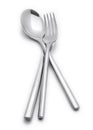 Fork, spoon and knife Royalty Free Stock Photo