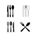 Fork Spoon Knife icon Royalty Free Stock Photo