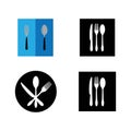 Fork Spoon Knife icon Royalty Free Stock Photo