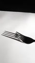 Fork spoon wallpaper, creative photography, kitchenware photography. Royalty Free Stock Photo
