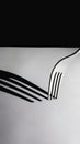Fork spoon wallpaper, creative photography, kitchenware photography. Royalty Free Stock Photo