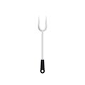 Fork utensil vector illustration isoalted on white background. Metal tool for BBQ with heat resistant handle. Suitable for 3d