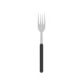 Fork vector illustration icon knife design cutlery. Cooking symbol silverware silhouette kitchen utensil equipment tool. Metal Royalty Free Stock Photo