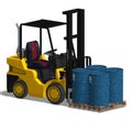 Forklift Royalty Free Stock Photo