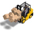 Forklift Royalty Free Stock Photo