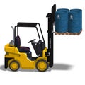 Forklift Royalty Free Stock Photo