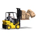 Forklift Royalty Free Stock Photo