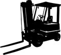 Forklift black