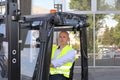 Forklift Driver Royalty Free Stock Photo