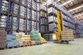 Forklift Driver In Warehouse