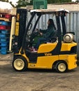 Forklift driver