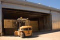 Forklift handling timber 3