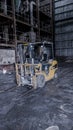 forklift heavy equipment to help lighten the work Royalty Free Stock Photo