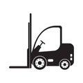 Forklift icon vector isolated Royalty Free Stock Photo