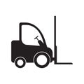 Forklift icon vector isolated Royalty Free Stock Photo