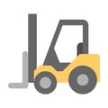forklift illustration Royalty Free Stock Photo