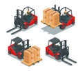 Forklift isometric 2