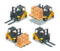 Forklift isometric