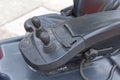 Forklift Joystick Controls Royalty Free Stock Photo