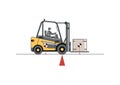 Forklift load capacity.