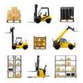 Forklift Realistic Set