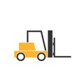 Forklift truck glyph