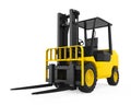 Forklift Truck Isolated Royalty Free Stock Photo