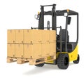 Forklift Truck and Pallet.