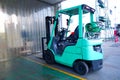 Forklift truck shot