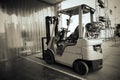 Forklift truck shot