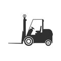 Forklift vector icon.