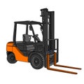 Forklift vector