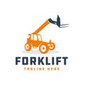 Forklift vector logo design your