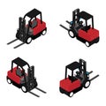 Forklifts, reliable heavy loader, truck. Heavy duty equipment