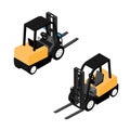 Forklifts, reliable heavy loader, truck. Heavy duty equipment