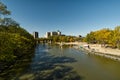 The forks in Winnipeg Manitoba Royalty Free Stock Photo